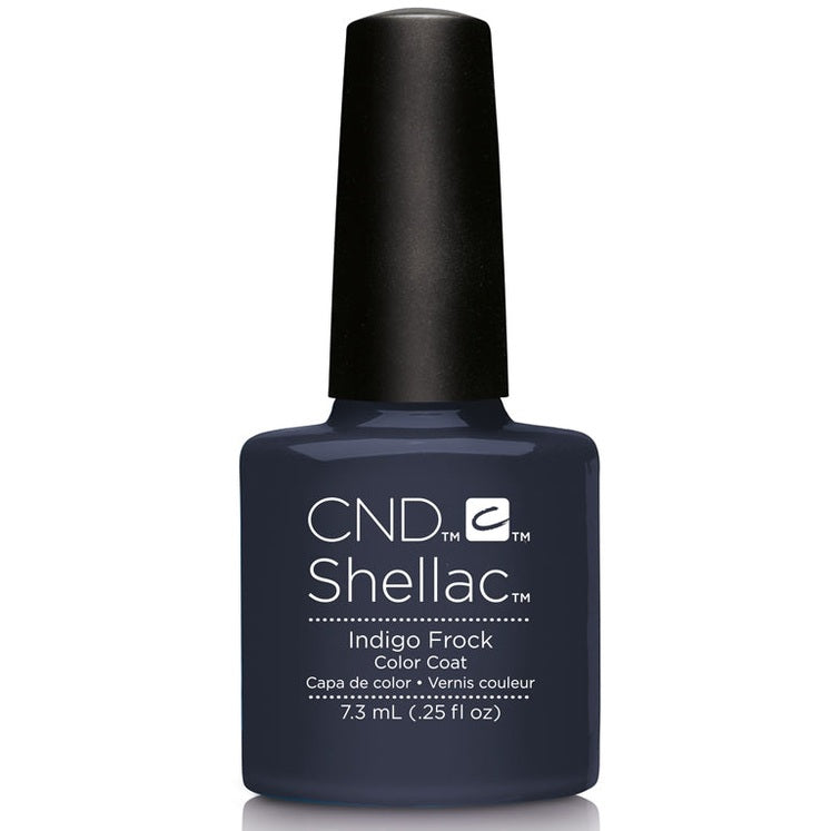 CND Shellac Indigo Frock