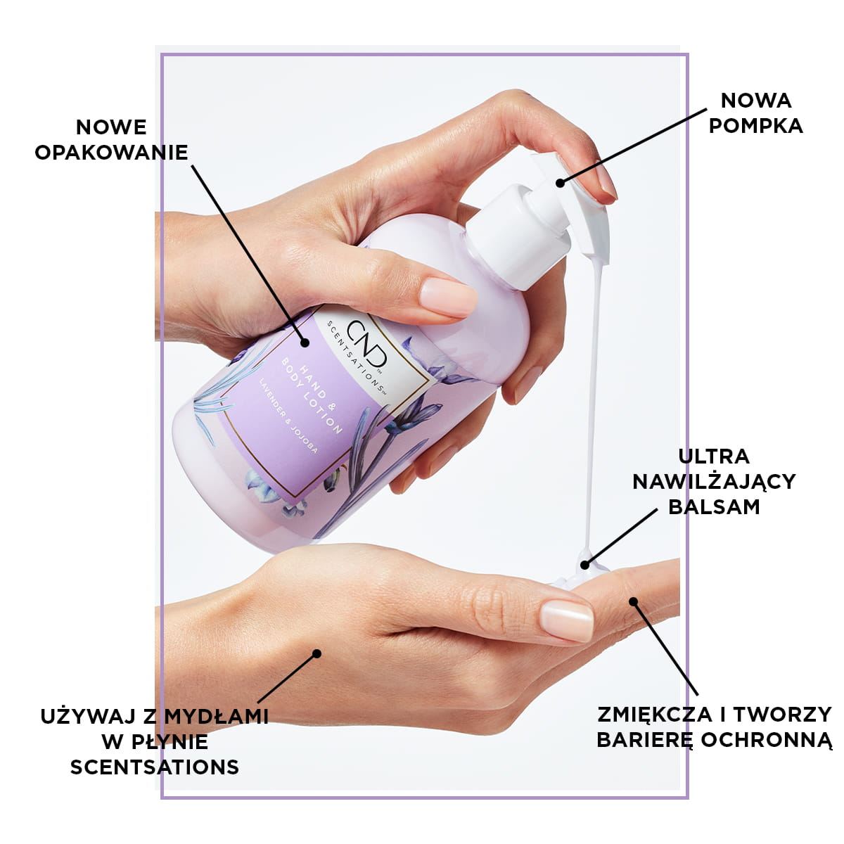 CND Scentsations Balsam Lawenda i Jojoba 245 ml