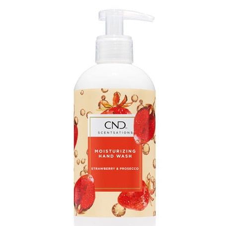 CND Scentsations - Kremowe Mydło do Rąk w Płynie Prosecco i Truskawki 380ml
