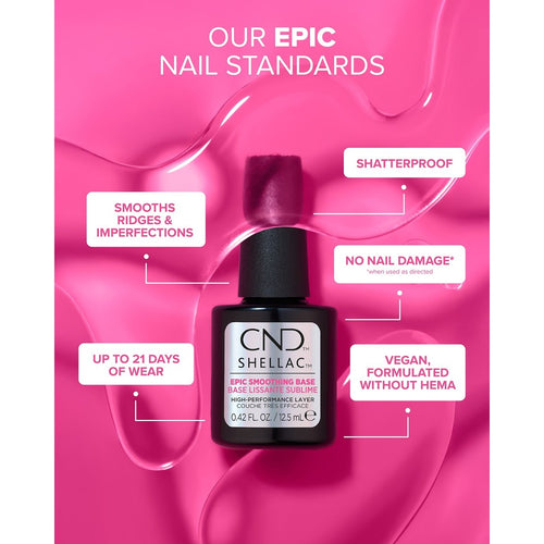 Załaduj obraz 1 w widoku galerii. CND Shellac Baza Base Coat Epic Smoothing 12,5 ml