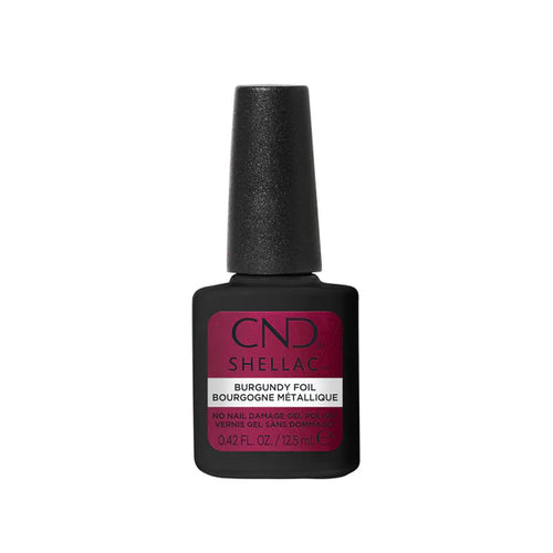 Załaduj obraz 1 w widoku galerii. CND Shellac Burgundy Foil 0.42 oz 12,5 Ml
