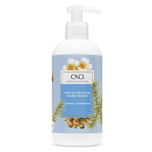 Załaduj obraz 1 w widoku galerii. CND Scentsations - Kremowe Mydło do Rąk w Płynie Drzewo Cedrowe i Róża 380ml